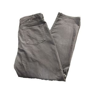 $65 New Lands' End Men's Traditional Fit 5 Pocket Stretch Cord Pants Gray‎ 40x31